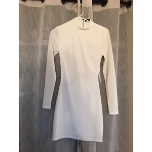 Missguided Long Sleeve Dress Backless
